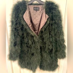 Shaci Green Fur Coat